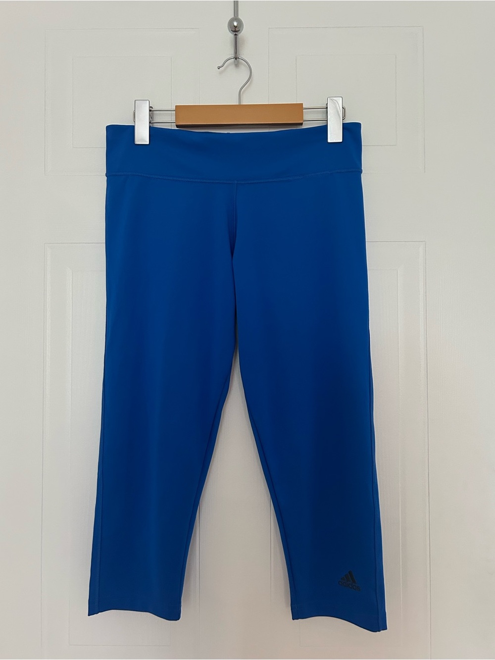 adidas Blue Mid-Rise 7/8 (Cropped) Leggings - Women’s Size M